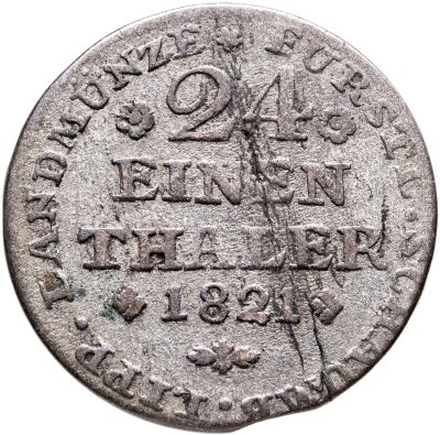 купить Шаумбург-Липпе 1/24 талера 1821