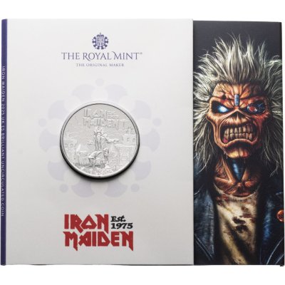 купить Великобритания 5 фунтов 2025 "Iron Maiden" в буклете