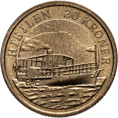 купить Дания 20 крон (kroner) 2011 "Корабли - Пароход Хьейлен"