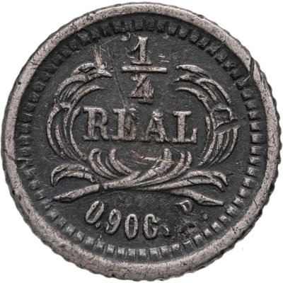 купить Гватемала 1/4 реала 1875