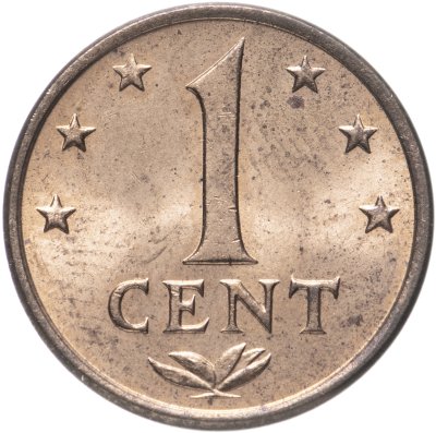 купить Нидерландские Антильские острова 1 цент 1977