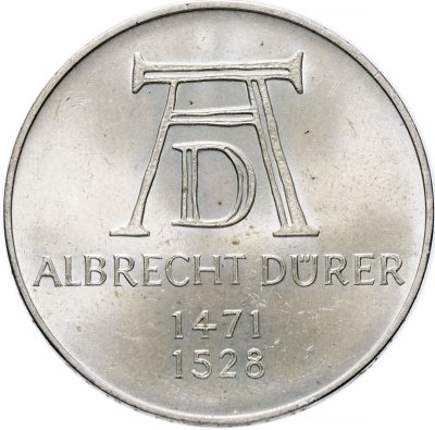 Купить Германия 5 марок 1971 "500 лет со дня рождения Альбрехта Дюрера"