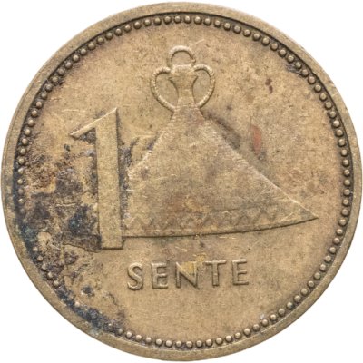 купить Лесото 1 сенте (sente) 1979