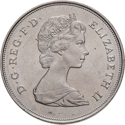 купить Великобритания 25 пенсов (pence) 1980 80 лет со дня рождения Королевы-Матери