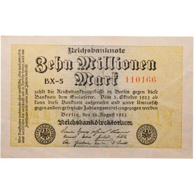 купить Германия 10000000 (10 миллионов) марок 1923