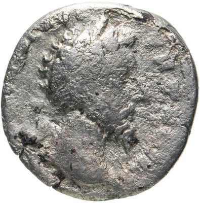 купить Римская Империя Марк Аврелий 161–180 гг денарий (реверс: Салюс стоит прямо, кормит змею)