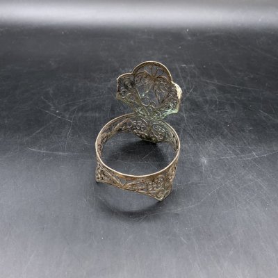 купить Подставка для солонки, выполненная в технике скань, металл, СССР, 1970-1990 гг.