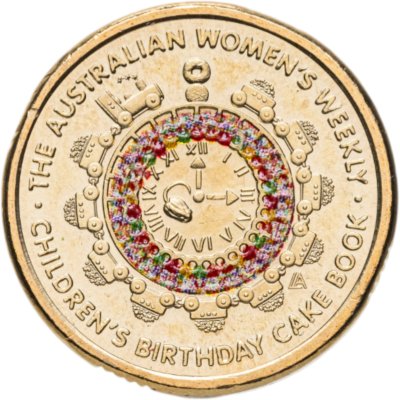 купить Австралия 2 доллара 2025 "Книга рецептов детских тортов" Чарльз 3 цветная эмаль