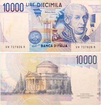 купить Италия 10000 лир 1984