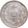 Купить Германия 1/2 марки (mark) 1917 D знак монетного двора: "D" - Мюнхен, в слабе Монетник.ру MS63