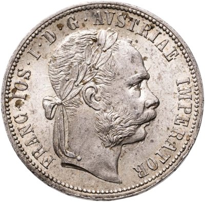 купить Австрия 1 флорин (florin) 1877 Франц-Иосиф