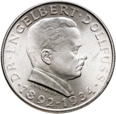 купить Австрия 2 шиллинга (shillings) 1934 "Смерть Энгельберта Дольфуса"