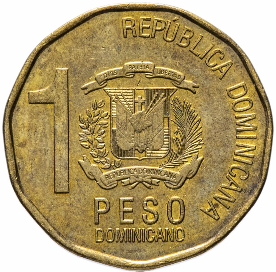 купить Доминикана 1 песо (peso) 2017-2018