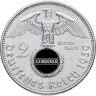 Купить Германия, Третий Рейх 2 рейхсмарки (reichsmark) 1939 знак монетного двора "A"-Берлин