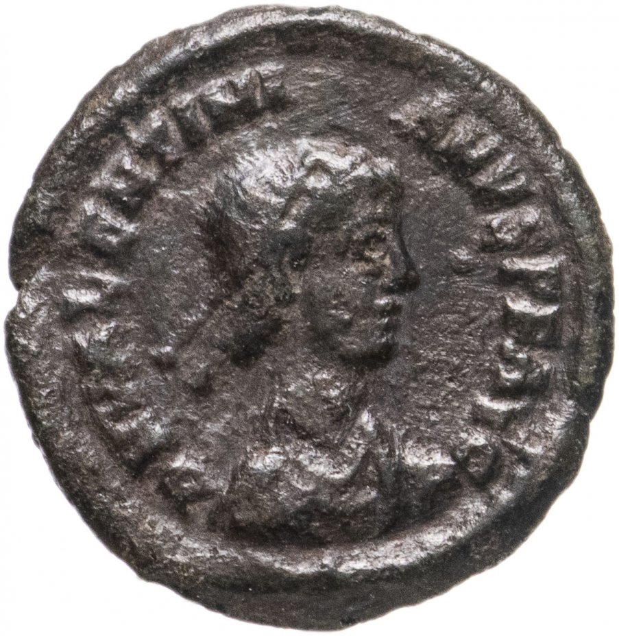 купить Римская империя, Валентиниан II, 375-392 гг., центенионалий (реверс: Виктория идет вправо, в руках венок и пальмовая ветвь)