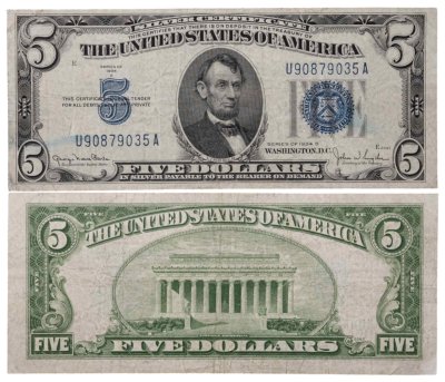 купить США 5 долларов 1934 Series 1934 D