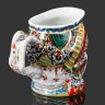 Купить Кружка декоративная "Молоко", скульптор Данько Н.Я., художник Воробьевский А.В., фарфор, роспись, золочение, Ленинградский фарфоровый завод (ЛФЗ), СССР, 1970-1986 гг.
