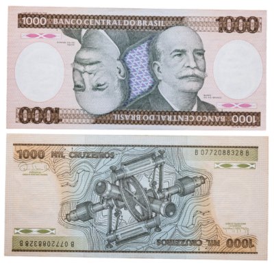 купить Бразилия 1000 крузейро 1981-1986 года (Pick 201d)