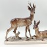 Купить Статуэтка "Олени, косули", фаянс, роспись, глазурь, Hertwig & Co., Германия, 1958-1990 гг.