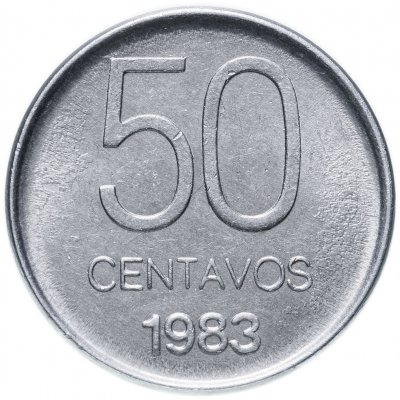 купить Аргентина 50 сентаво 1983