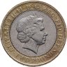 Купить Великобритания 2 фунта (pounds) 2013 "350 лет гинее"