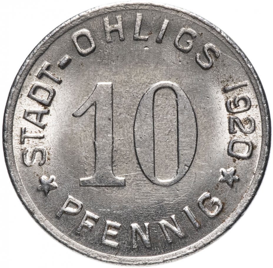 купить Германия (Олигс) нотгельд 10 пфеннигов 1920