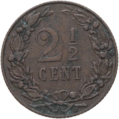 купить Нидерланды 2 1/2 цента 1905