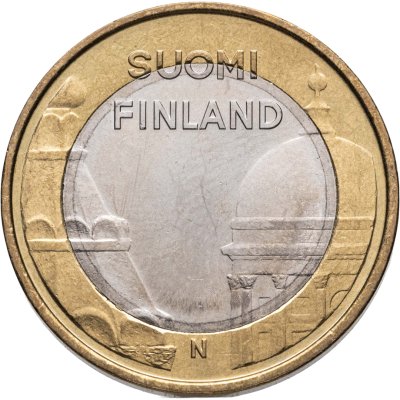купить Финляндия 5 евро 2012 "Уусимаа"