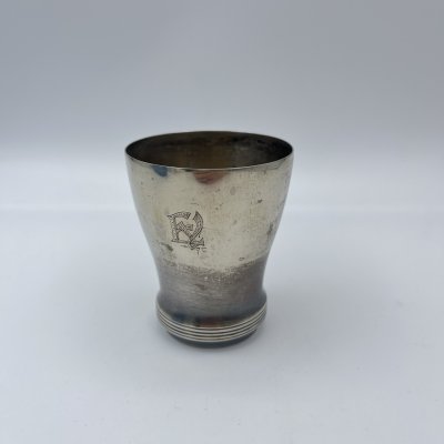 купить Стакан (салфетница - подставка) ,Elldee, металл, серебрение, Бельгия, 1950-1970 гг.