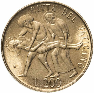 купить Ватикан 200 лир 1981