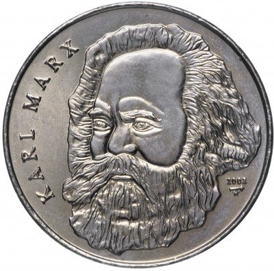 Купить Куба 1 песо 2002 "Карл Маркс"