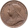 Купить Великобритания 1 фартинг (farthing) 1897