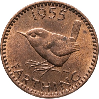 купить Великобритания 1 фартинг 1955