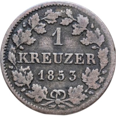 купить Бавария 1 крейцер 1853