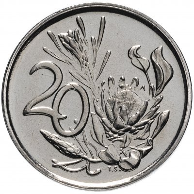 купить ЮАР 20 центов (cents) 1988