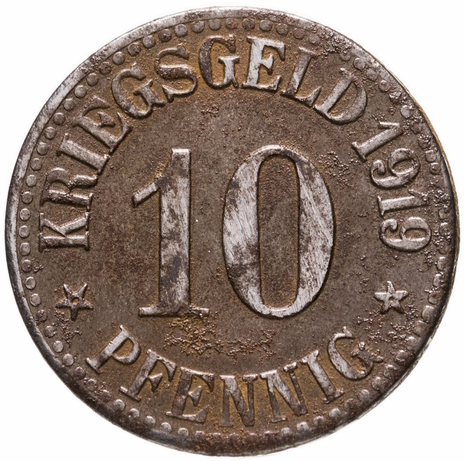 купить Германия (Кассель) нотгельд 10 пфеннигов 1919