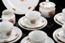 Купить Набор чайный с цветочным декором на 5 персон (18 предметов), фарфор, деколь, золочение, Thun (Тун), Чехословакия, 1980-1993 гг.