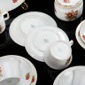 Купить Набор чайный с цветочным декором на 5 персон (18 предметов), фарфор, деколь, золочение, Thun (Тун), Чехословакия, 1980-1993 гг.