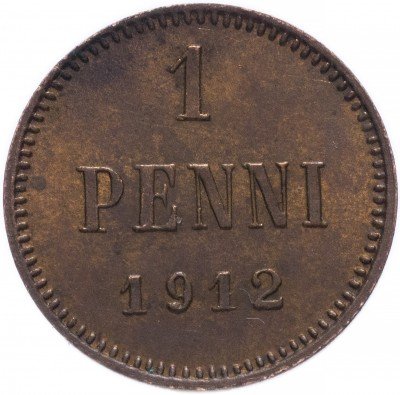 Купить Для Финляндии 1 пенни 1912