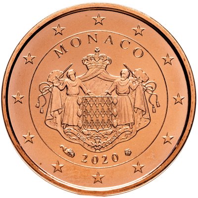 купить Монако 2 цента (cents) 2020