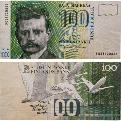 купить Финляндия 100 марок 1986 Литера А