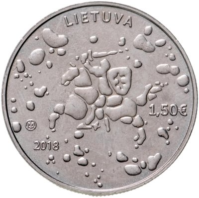 купить Литва 1,5 евро 2018 Йонинес
