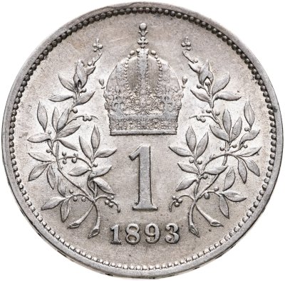купить Австро-Венгрия 1 крона 1893, монета для Австрии