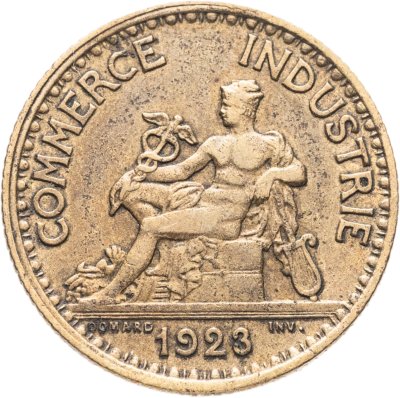купить Франция 1 франк (franc) 1923