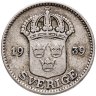 Купить Швеция 25 эре (ore) 1939