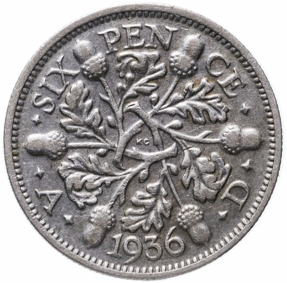 купить Великобритания 6 пенсов (pence) 1936
