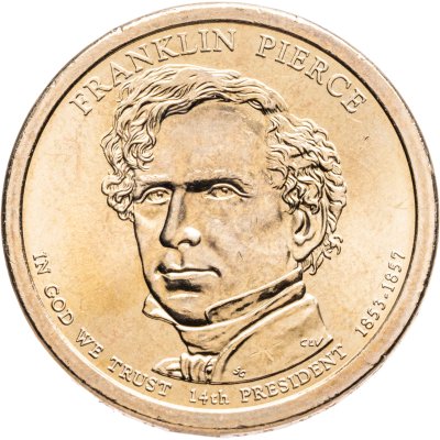 купить США 1 доллар 2010 P "14-ый Президент США - Франклин Пирс"