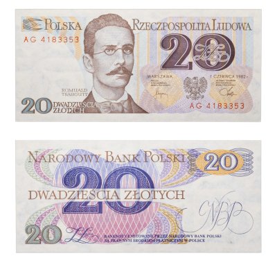 купить Польша 20 злотых 1982
