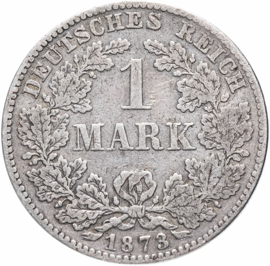 купить Германская Империя 1 марка 1873-1887 случайный год
