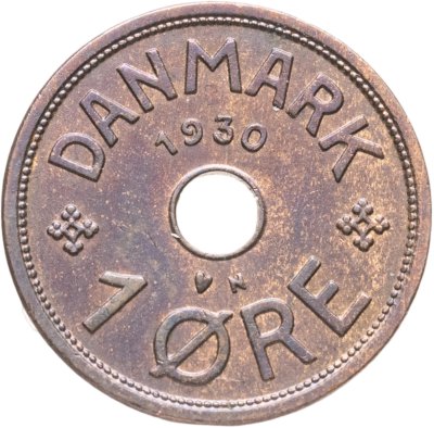 купить Дания 1 эре (ore) 1930